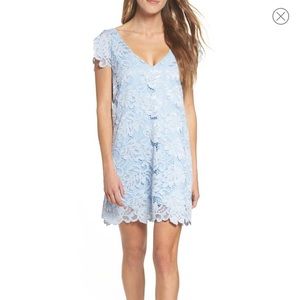 BB Dakota Jacqueline lace shift dress in Cyanide